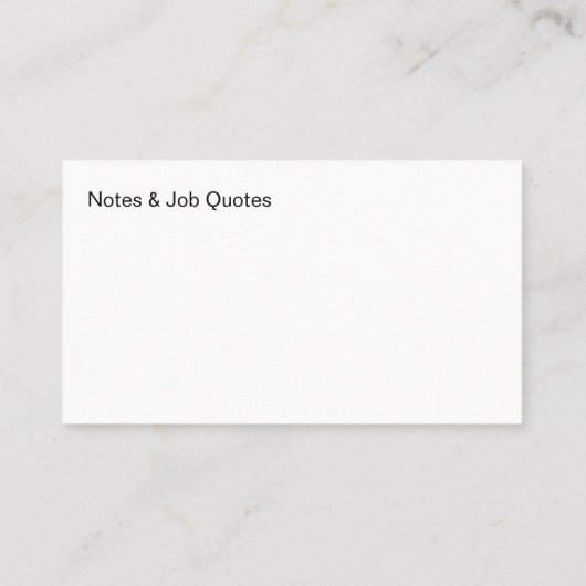 Best New Handyman Visitekaartjes (Achterkant)