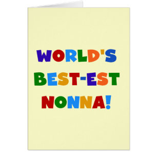 Best Nonna Bright Colors T-shirts en Gift ter were