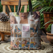 Best Nonna Ever Floral 10 Photo Collage Draagtas