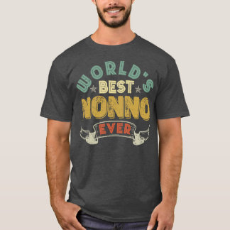 Best Nonno Ever Funny Italiaanse opa T-shirt