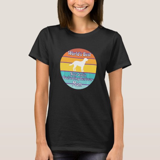 Best Nova Scotia Duck Tolling Mo ter wereld T-shirt (Voorkant)