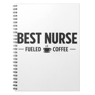 Best Nurse Fueled by Coffee Notebook Notitieboek
