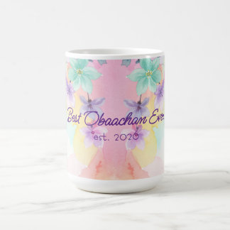 Best Obaachan Mother's Day Bright Floral  Koffiemok