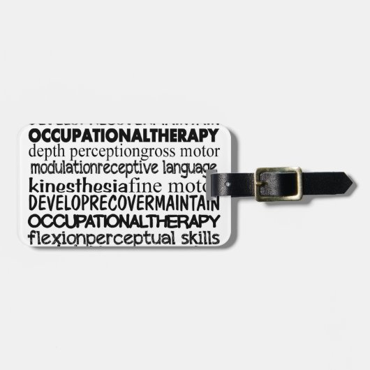 Best Occupational Therapy Gifts Bagagelabel (Voorkant horizontaal)