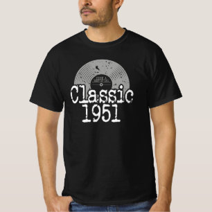 Best of 1951 Classic Vinyl, geboren in 1951 T-shirt