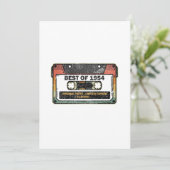 Best of 1954 Cassette Funny Birthday Gift Kaart (Staand voorkant)