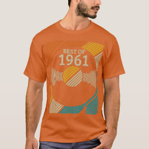 Best of 1961 Vinyl Record DJ 60th Gift T-shirt