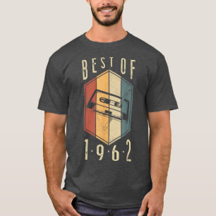 Best of 1962 60 Year Old Gifts Cassettebandje 60th T-shirt