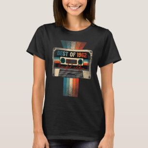 Best of 1962 Cassettebandje 60 Birthday 60 Year el T-shirt