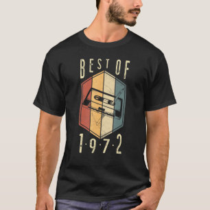 Best of 1972 50 year Old Cassettebandje 50th Birth T-shirt