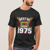 Best of 1975 Retro  Cassettebandje Classic M T-shirt (Voorkant)
