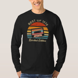 Best of 1976 Retro Birthday Party Outfit Cassette T-shirt