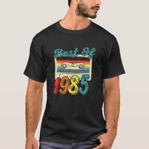Best of 1985 37th Birthday Gifts  cassette T-shirt
