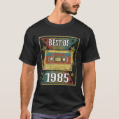 Best of 1985 Retro  Cassettebandje Classic M T-shirt (Voorkant)