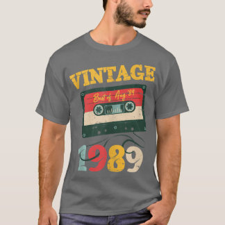 Best of 1989 31st Birthday Gifts Cassettebandje Vi T-shirt
