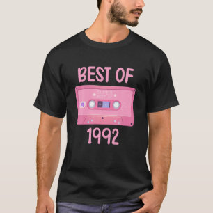 Best of 1992 Retro  Music Cassette 30th Bir T-shirt