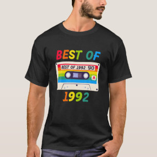 Best of 1992 Retro  Music Cassette 30th Bir T-shirt