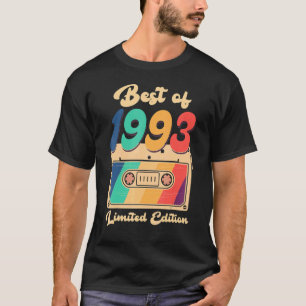 Best of 1993 Cassette Birthday Women Mannen T-shirt