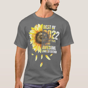 Best of 2022 Sunflower Year of Birth day T-shirt