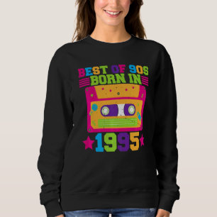 Best of 90s geboren in 1995 Retro verjaardagsfeest Trui