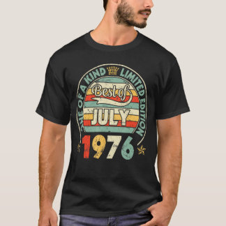 Best of July 1976 Een van de Kind 47 jaar oud T-shirt