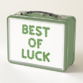 Best of Luck Clovers Greeting (Achterkant)