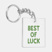 Best of Luck Clovers Greeting Sleutelhanger (Voorkant Links)