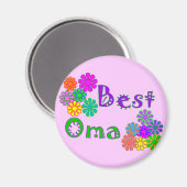 Best Oma Moederdag Gifts Magneet (Voorkant / Achterkant)