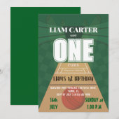 Best one First Birthday Invitation (Devant / Derrière)