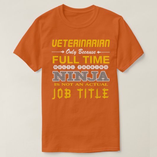 BEST ONTWERP VETERINARIAN 2017 1 T-SHIRT (Design voorkant)