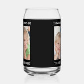 Best oom Ever Foto Blikvorm Glas (Links)