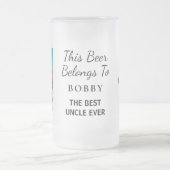 Best oom Ever Foto Matglas Bierpul (Center)