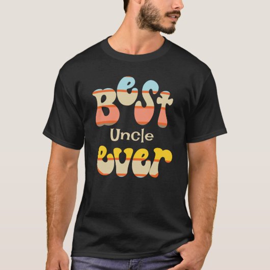 Best oom Ever Retro T-shirt (Voorkant)