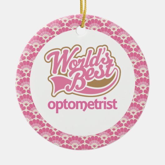 Best Optometrist Gift Ornament ter wereld (Voorkant)
