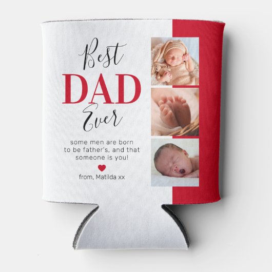 Best Pa Ever Photo Keepomwille Blikjeskoeler (Voorkant)