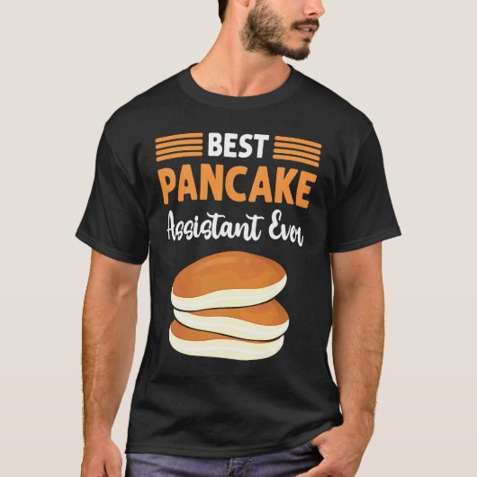 Best Pancake Assistant Ever Flapjack Pancake Maker T-shirt (Voorkant)