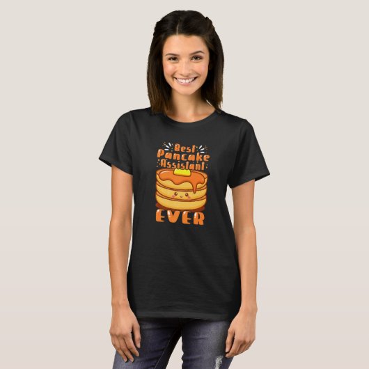 Best Pancake Maker Assistant Ever T-shirt (Voorkant volledig)