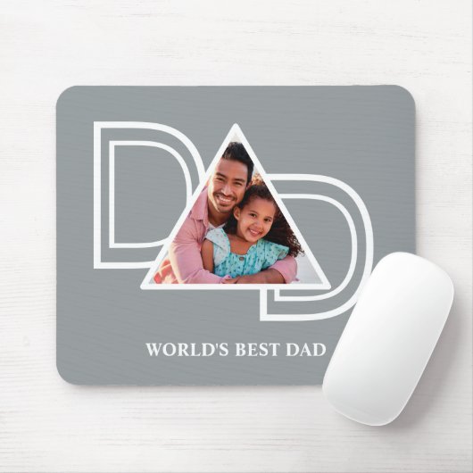 Best Pap Custom Vaderdag Foto Muismat (Met muis)