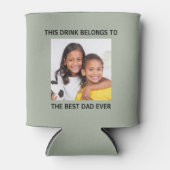 Best Pap Ever Photo Blikjeskoeler (Voorkant)