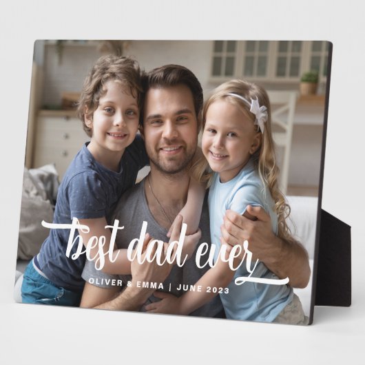 Best Pap Ever Photo Fotoplaat (Zijkant)