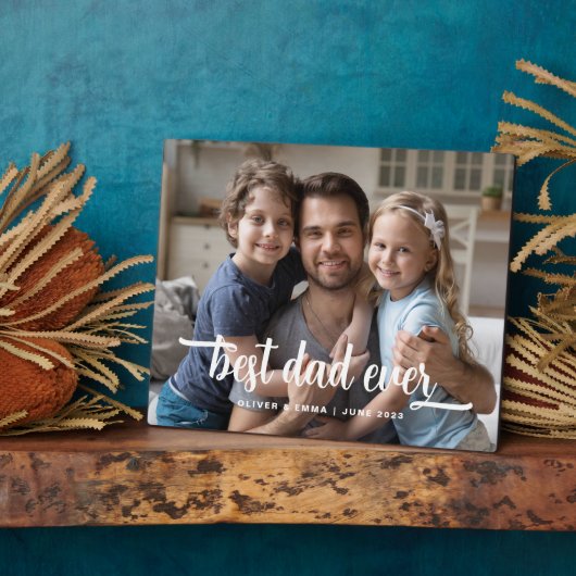 Best Pap Ever Photo Fotoplaat (Zijkant)