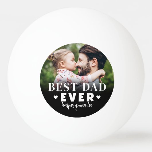 Best Pap Ever Photo Pingpongballen (Achterkant)