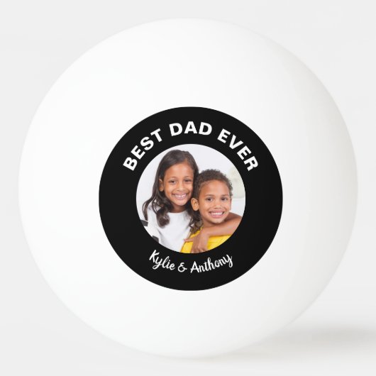 Best Pap Ever Photo Pingpongballen (Achterkant)