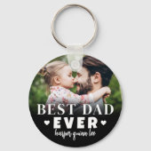 Best Pap Ever Photo Sleutelhanger (Achterkant)