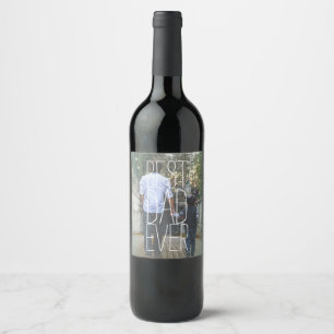 Best Pap Ever Photo Wijn Etiket