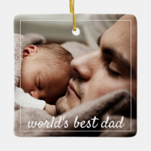 Best Pap Photo van de wereld Keramisch Ornament