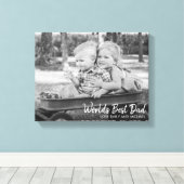 Best Pap Vaderdag Canvas afdrukken (Insitu (Houten vloer))