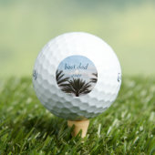 Best Papa Ever 2 balles de golf (T-shirt Insitu)