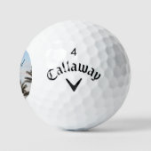 Best Papa Ever 2 balles de golf (Logo)