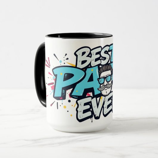 Best Papa Ever – Fathers Day Mugs Mok (Voorkant links)